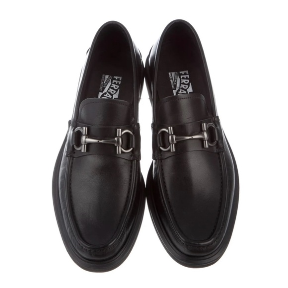 Salvatore Ferragamo Horsebit Glasgow Gancino Logo Dress Loafers Originally $950 - Picture 1 of 11